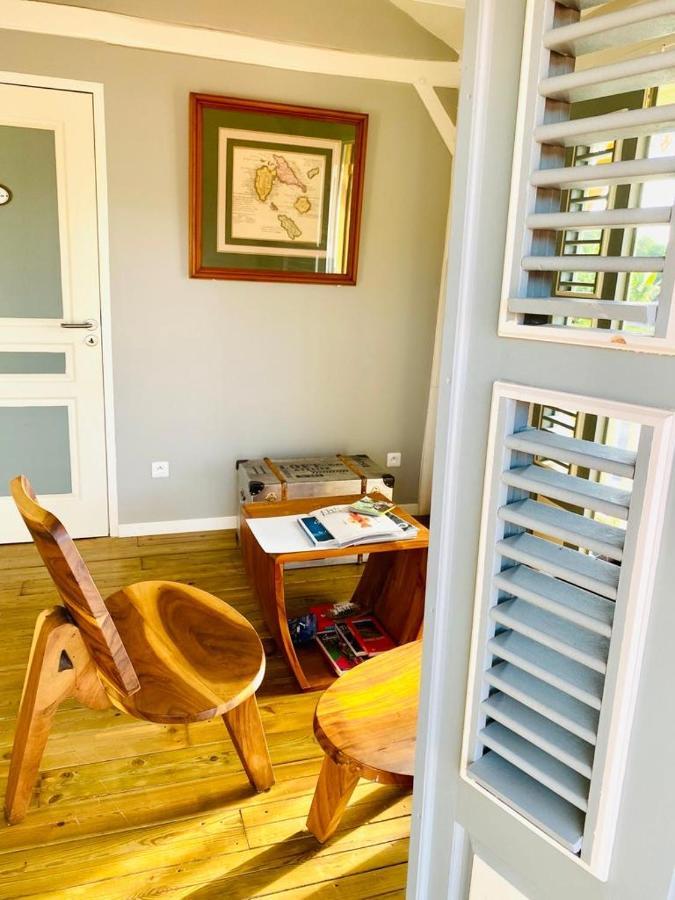 Habitation Baliache - Maison Creole Avec Jardin Privatif, Plage A 200M Deshaies Kültér fotó