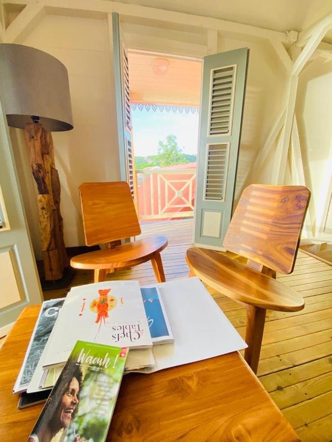 Habitation Baliache - Maison Creole Avec Jardin Privatif, Plage A 200M Deshaies Kültér fotó