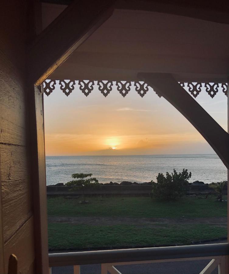Habitation Baliache - Maison Creole Avec Jardin Privatif, Plage A 200M Deshaies Kültér fotó