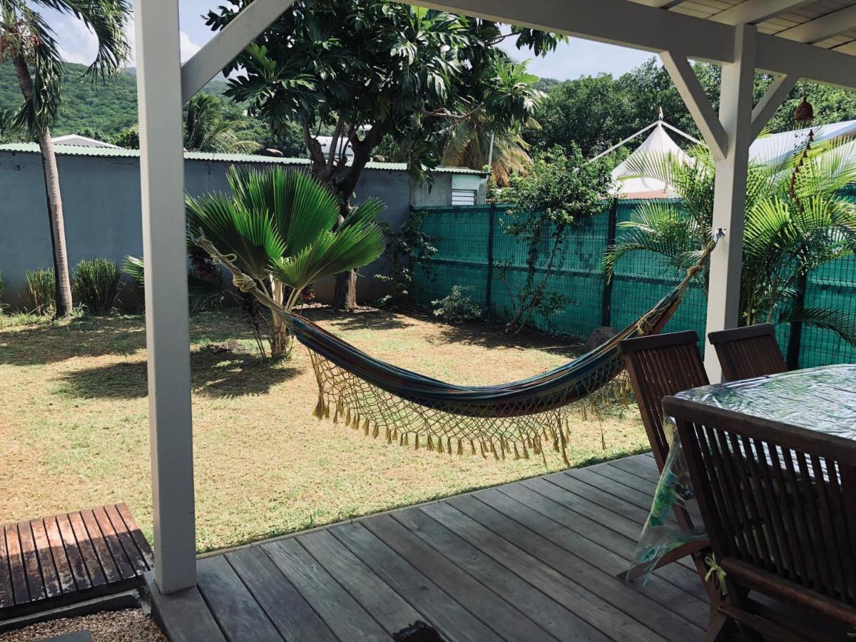 Habitation Baliache - Maison Creole Avec Jardin Privatif, Plage A 200M Deshaies Kültér fotó
