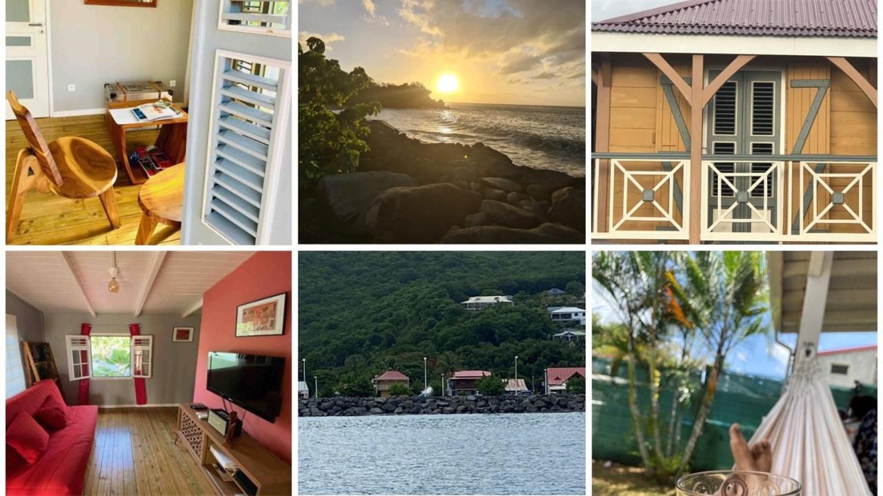 Habitation Baliache - Maison Creole Avec Jardin Privatif, Plage A 200M Deshaies Kültér fotó